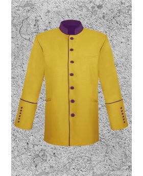 Mens Gold Clergy Jacket