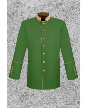 Men's Green and Gold Clergy Jacket