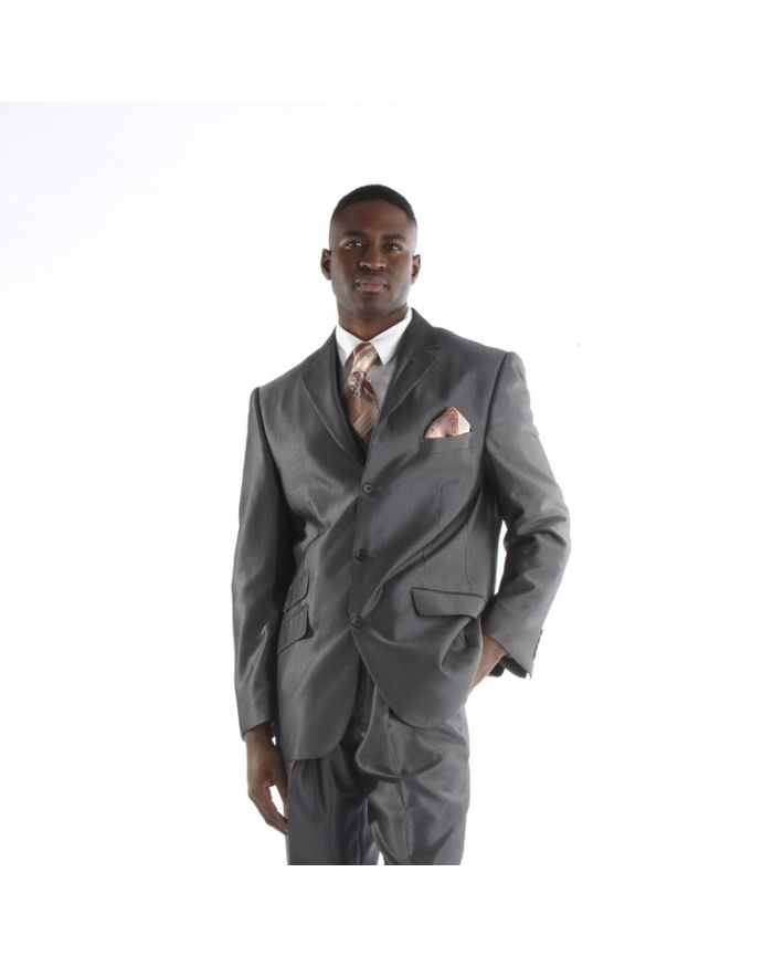 Steve Harvey Celebration Stripe Suit - Black