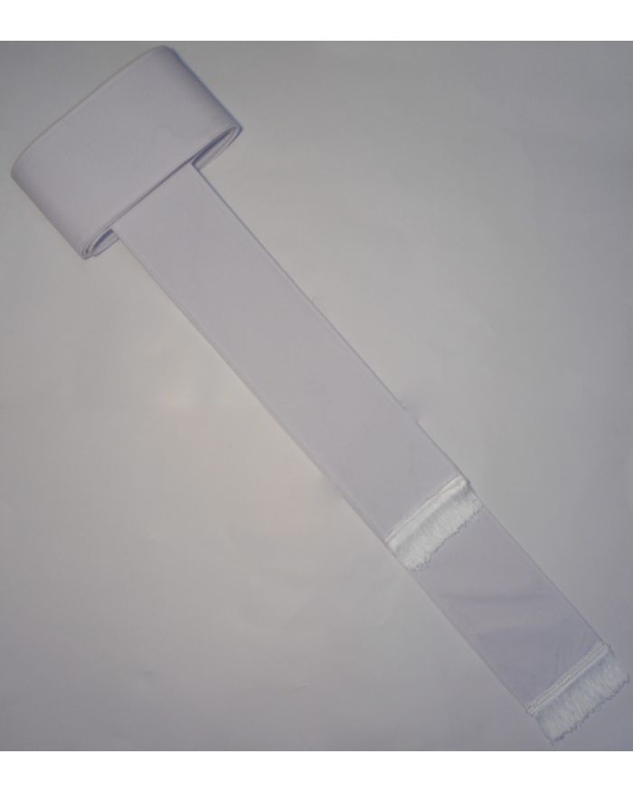 Band Cincture Belt - Solid White