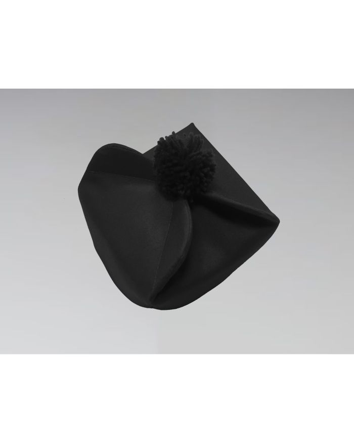 Clergy Biretta Hat Black