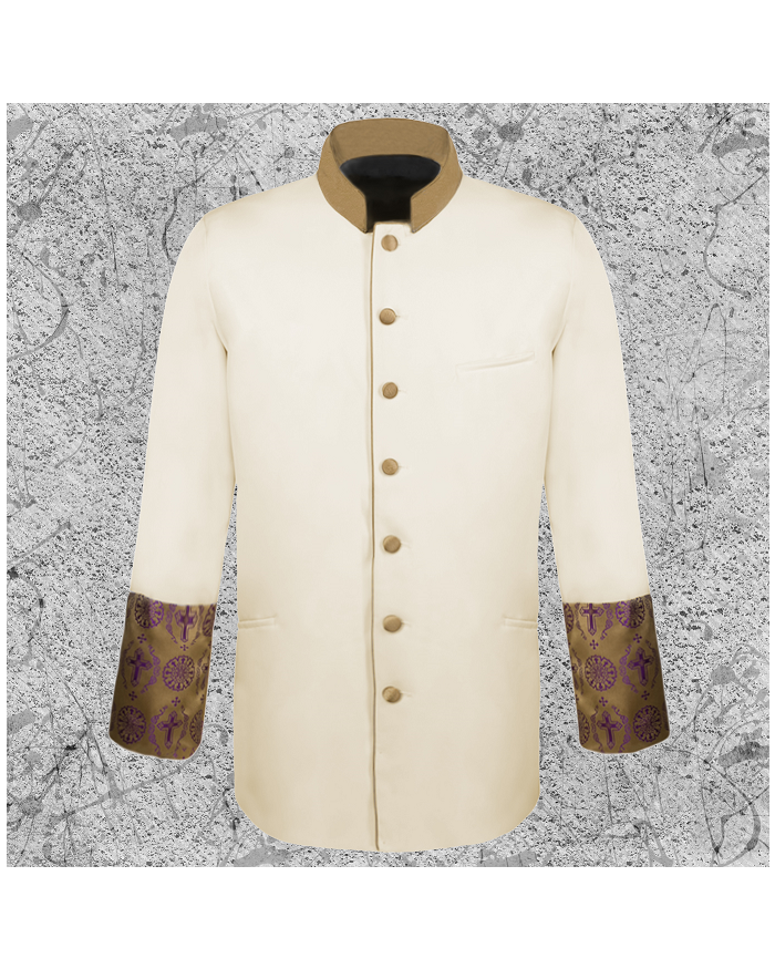 Men's Cream Clergy Jacket
