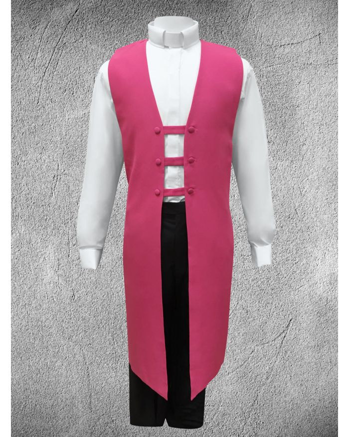 Ministerial Vesture Set Fuchsia/White