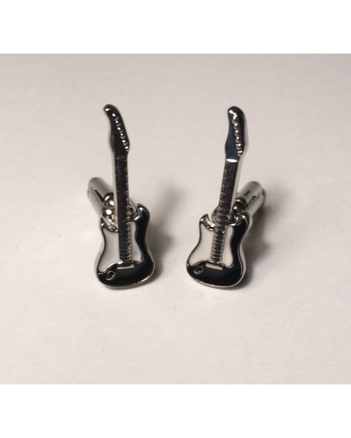 2 Pc. 3D Musical Guitar Bass Strings Cufflinks