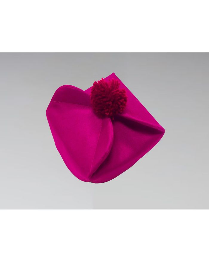 Clergy Biretta Hat Fuchsia