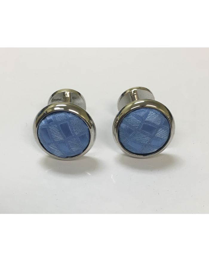 2 Pc. Exquisite Fabric Cufflinks - Blue