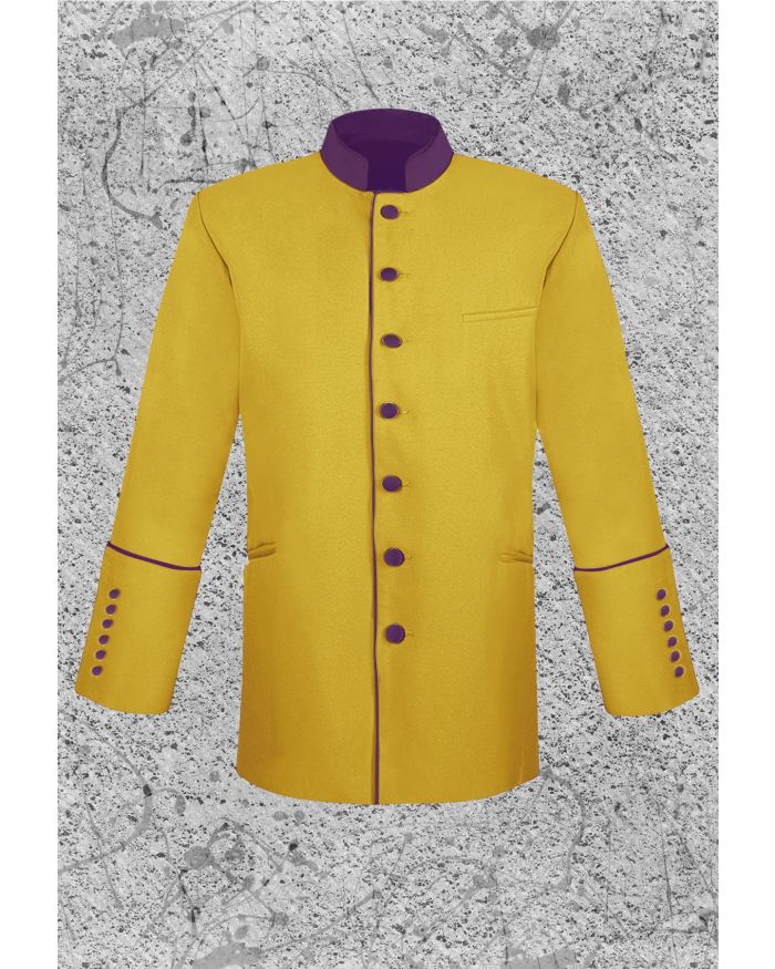Mens Gold Clergy Jacket
