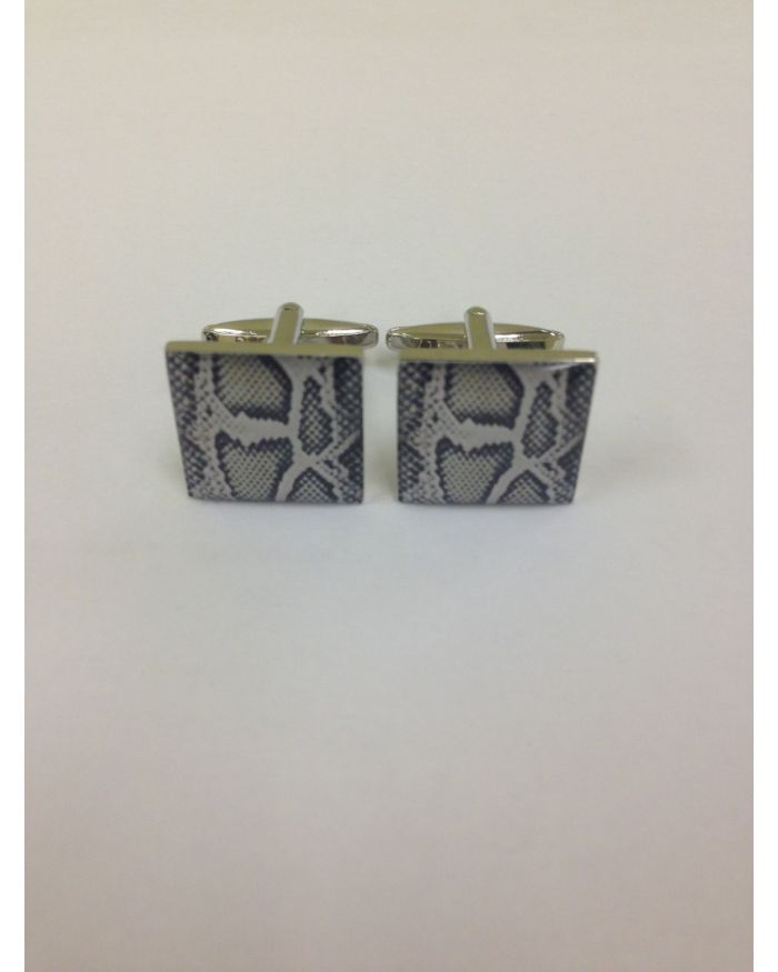 2 Pc. EXOTIC Zebra Print Design Cufflinks