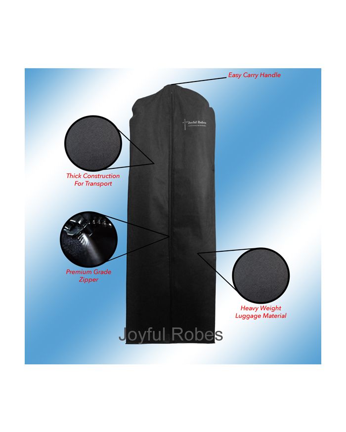 Joyful Robes Premium Clergy Luggage Bag Black