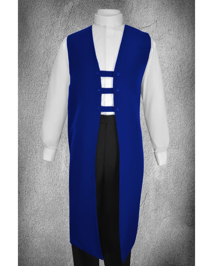 Ministerial Full Collar Vesture Set Royal/White