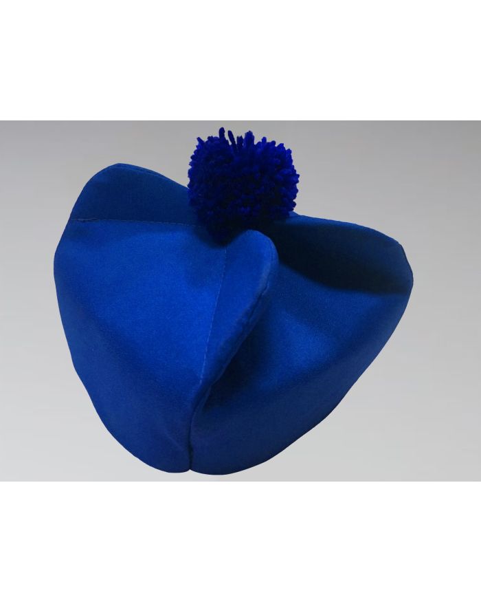 Clergy Biretta Hat Royal Blue