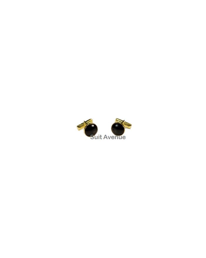 *2 Pc. Conservative Gold Cufflinks