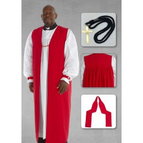 Apostle Red Chimere and Clergy Rochet in Red