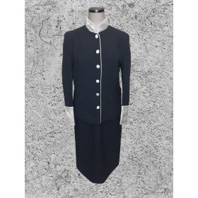 Black and White Clergy Suit for Women