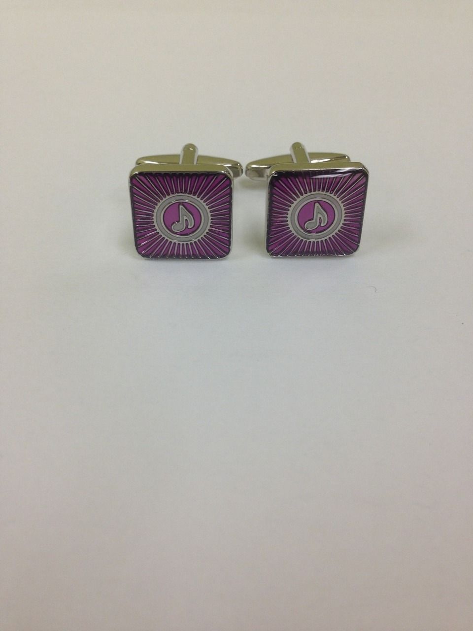 2 Pc. Gospel Tunes Fusion Purple Cufflinks