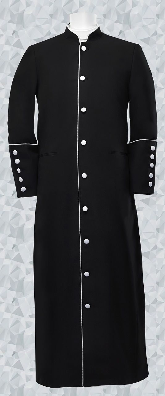 Men's Assembly New York Black Robe Coat on Garmentory