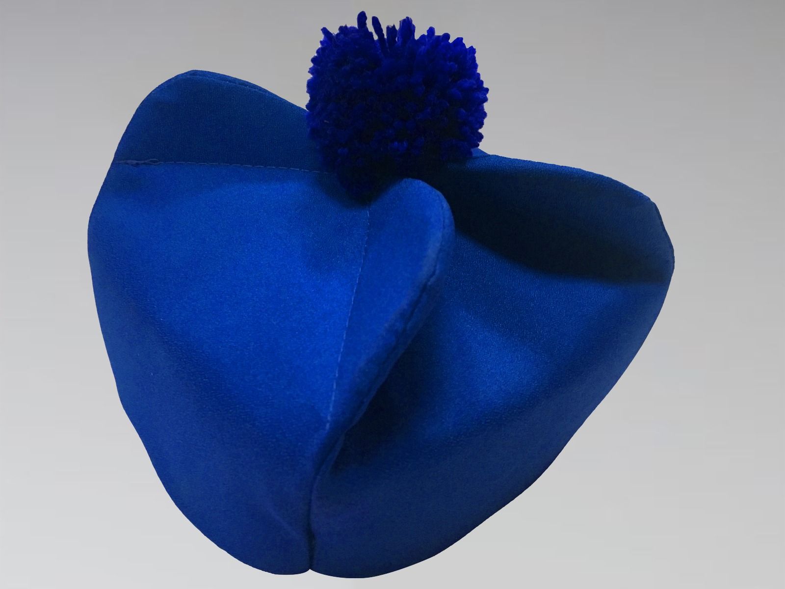 Clergy Biretta Hat Royal Blue