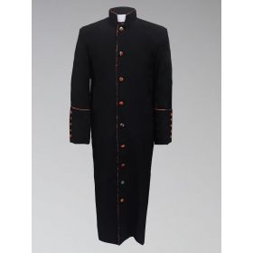 Men's Black Kente Cloth Clergy Robe