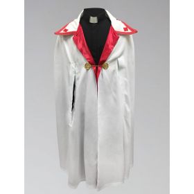 Clergy Ministerial Cape White with Red