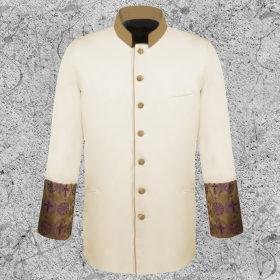 Men's Cream Clergy Jacket