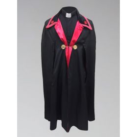 Clergy Ministerial Cape Black with Red