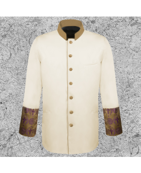 Men's Cream Clergy Jacket