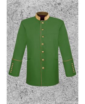 Men's Green and Gold Clergy Jacket